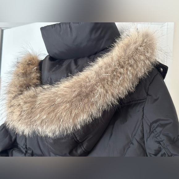 Marc New York, Andrew Marc - Women's Black Mid-Length Puffer Coat (L) - Picture 4 of 16